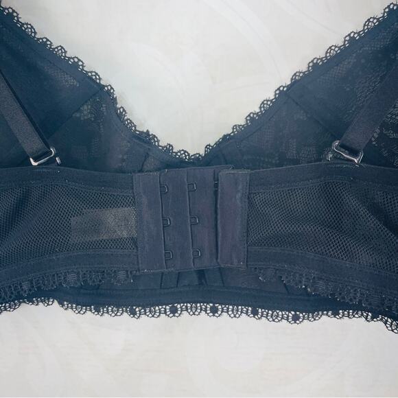New Victoria’s Secret Very Sexy lace no wire sling balconette bralette bustier - Picture 8 of 11